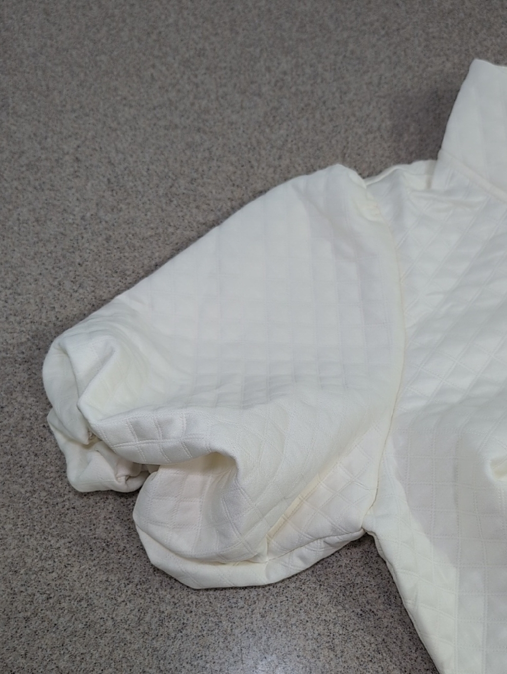 Mary Square Short Set, Madelyn, Top & Shorts, Quilted Cream, Loungewear, Size XL - Picture 9 of 15
